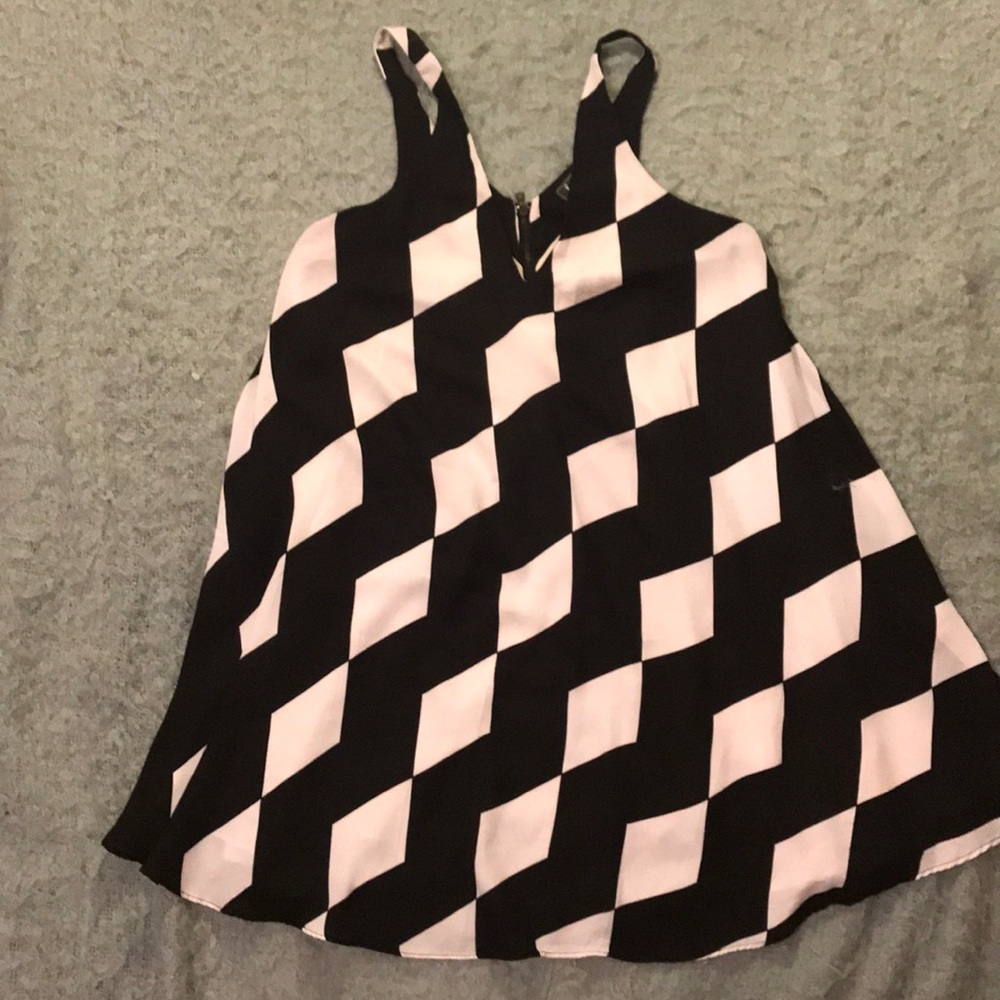 Black and white dress